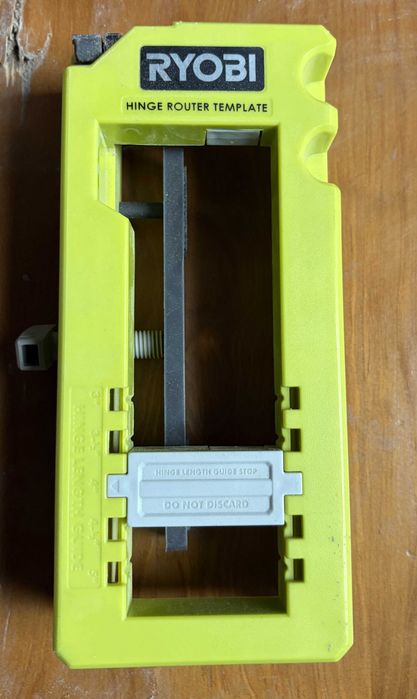 Ryobi Gabarito Instalação Dobradiças Porta Router Template Fresa
