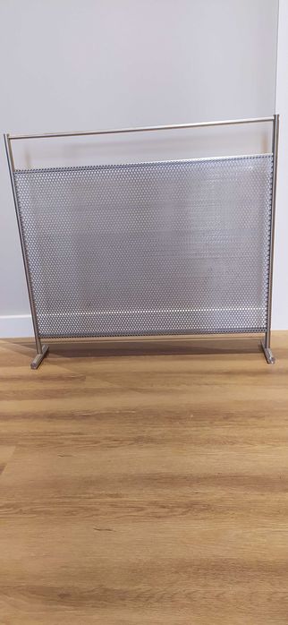 Frontal de lareira em inox