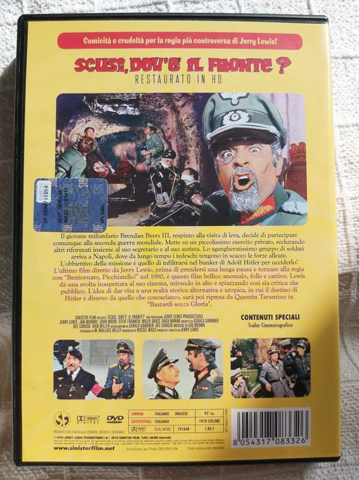 DVD raro Jerry Lewis - Onde Fica a Guerra?