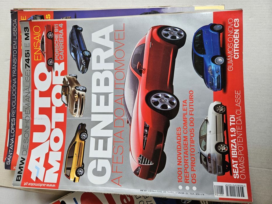 Lote 4 Revistas AutoMotor 2002 Usadas