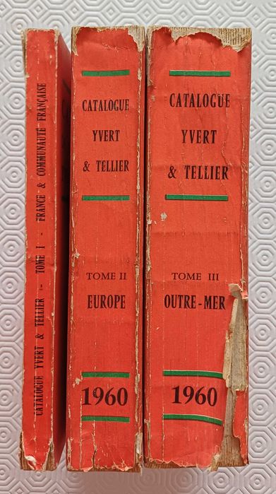 Filatelia - Catálogo Yvert et Tellier, 1960