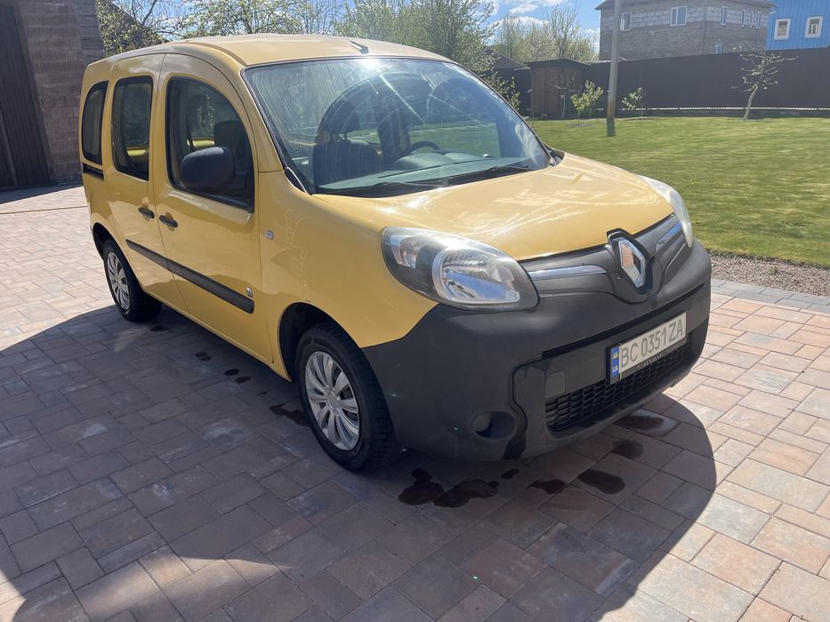 Renault kangoo, електро, електроавтомобіль.