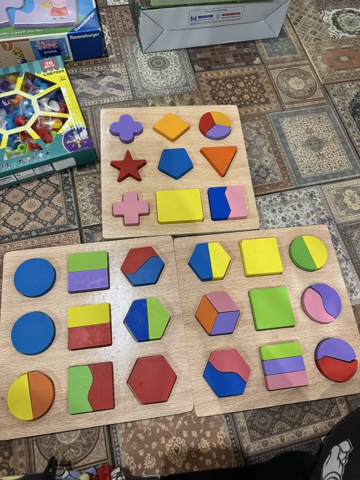 Деревʼяний пазл та ігри