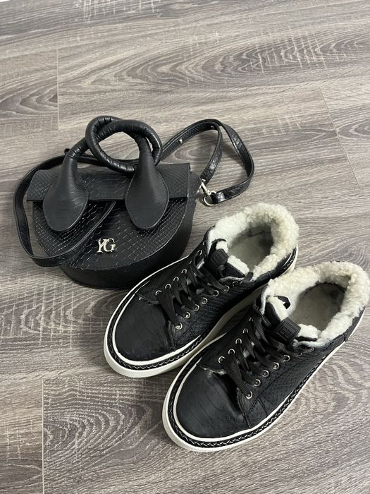 Зимові жіночі кеди, кросівки, дуже теплі, на овчині Evgenij Zozulya