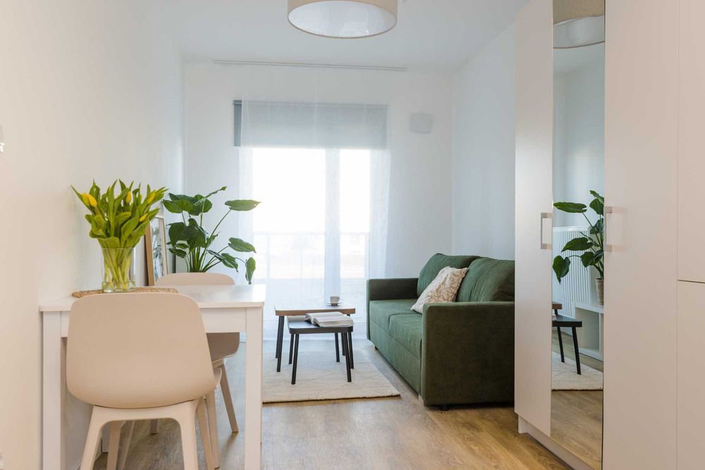 Komfortowe  2 pok -35 m² z balkonem | jasne | umeblowane | nowoczesne | zwierzolubne | Pierwszy najem!