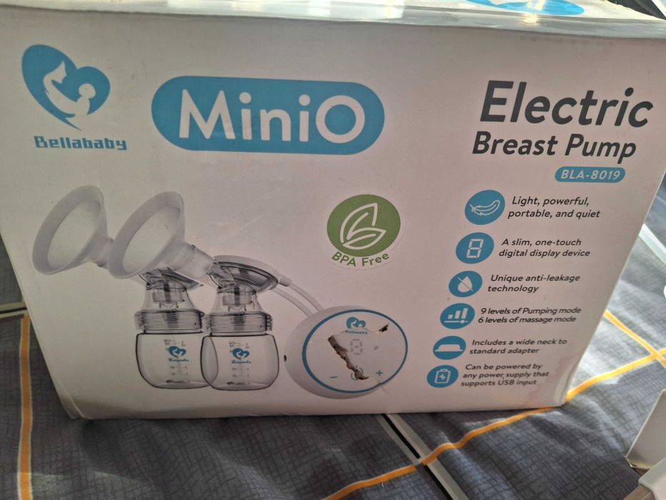 Молоковідсмоктувач Bellababy MiniO, електричний подвійний