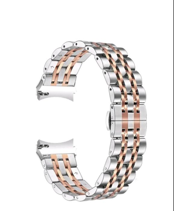 Браслет нерж. для Samsung Galaxy Watch 4, 5, 6, 7.