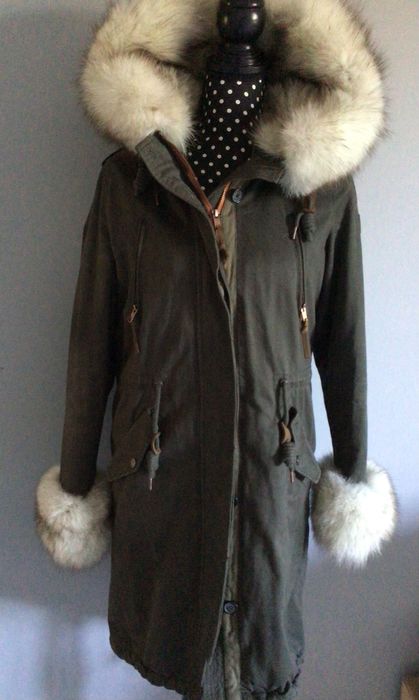 Piękna parka khaki Only 2 w 1 rozmiar 36