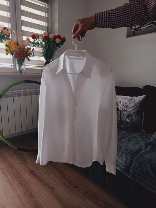 Biała bluzka damska 44