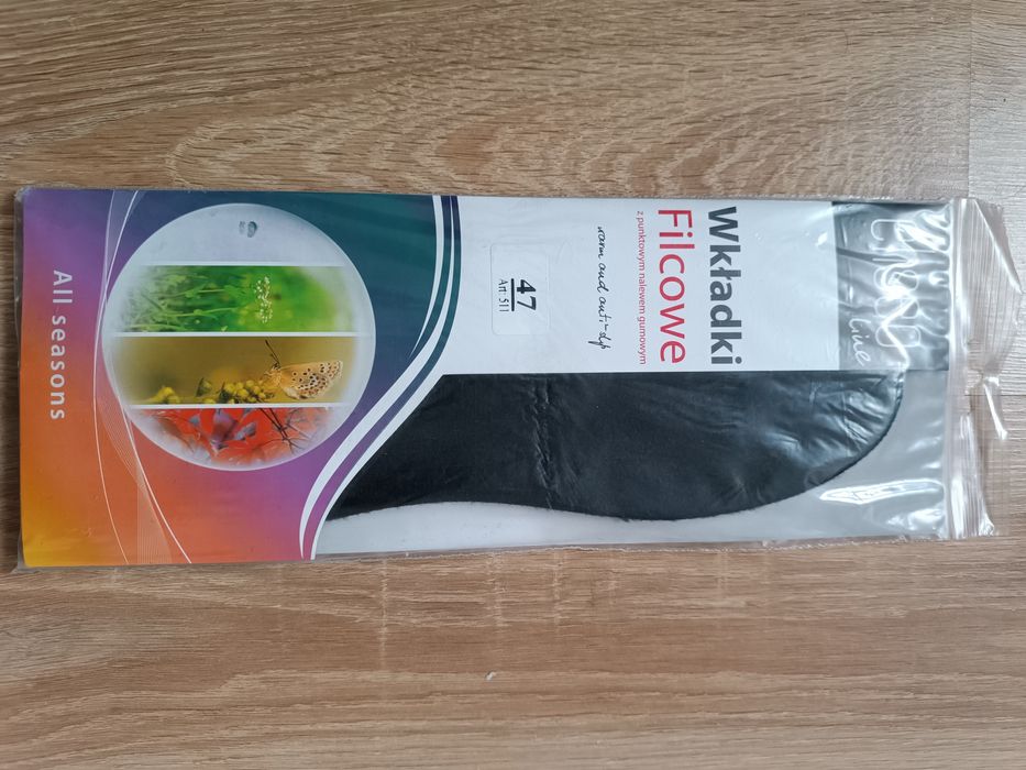 Wkładki filcowe rozmiar 47