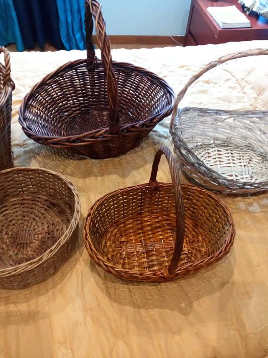 cestos em vime para decoração