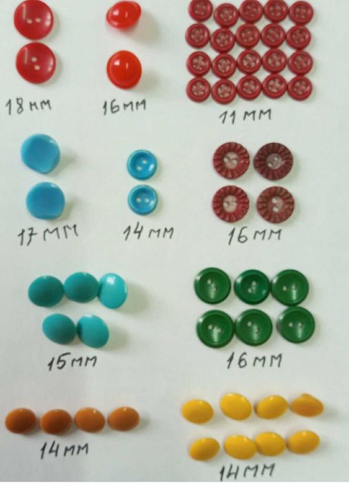 Продам пуговицы времён СССР,разных цветов,размеров и материалов.