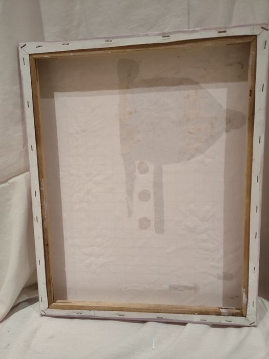 Pintura "Lilases" acrílico s/ tela 50x40