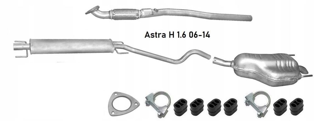 Глушник Opel Кадет Vectra Astra G H J Corsa Zafira Omega