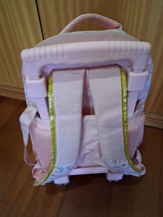 Mochila escola com rodas