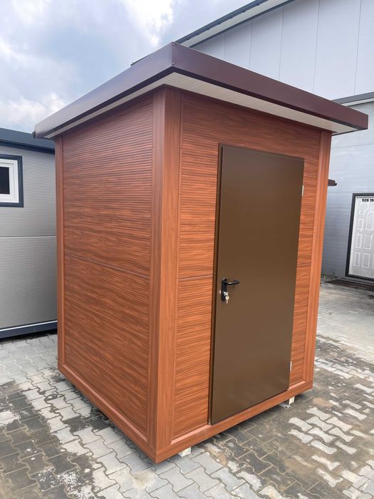 Pawilon kontener sanitarny łazienka WC kemping
