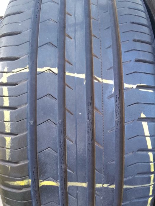 Opony letnie Continental 205/55R17, rant, bieżnik 7mm.