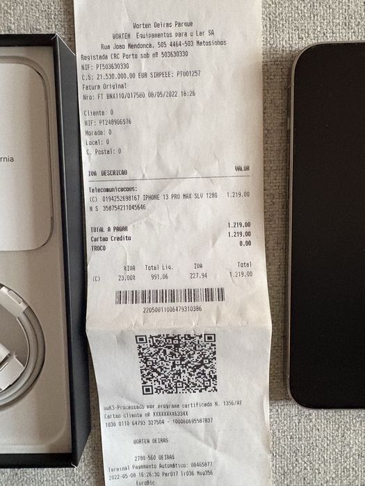 Iphone 13 PRO MAX SILV 128GB