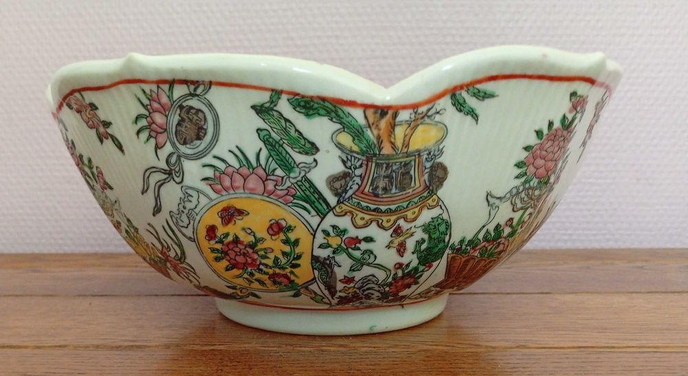 Duza chinska zabytkowa porcelanowa misa