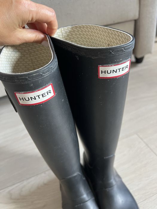 Czarne kalosze hunter 37