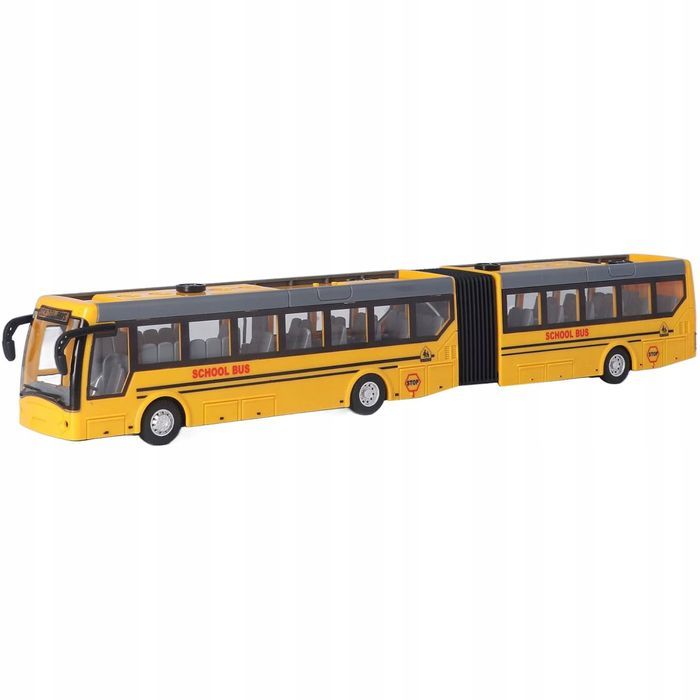 Szkolny Autobus Przegubowy Zdalnie Sterowany Akumulator Ładowarka