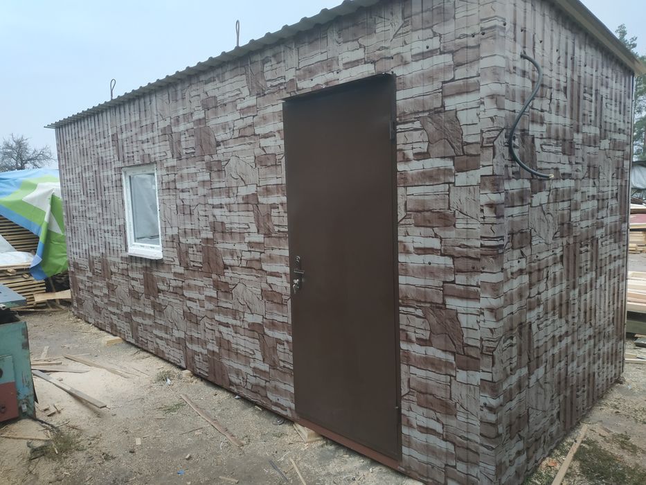 Будівельний вагончик пост охорони