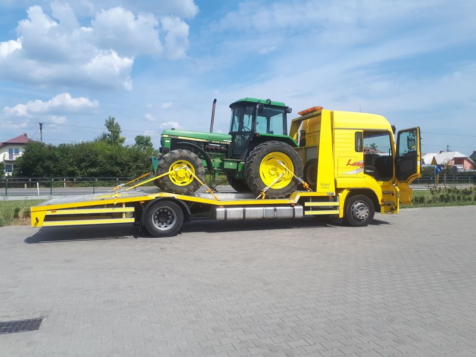 pomoc drogowa transport maszyn rolniczych laweta