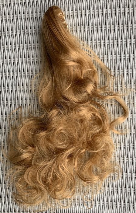 Premium Ultra włosy doczepiane, jasny rudy, treska, klamra 642.