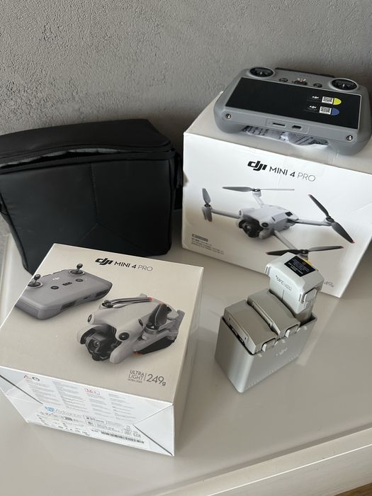 DJI MINI 4 PRO Fly More Combo + RC2 + NOWY DRON od DJI + GRATIS filtr PRO