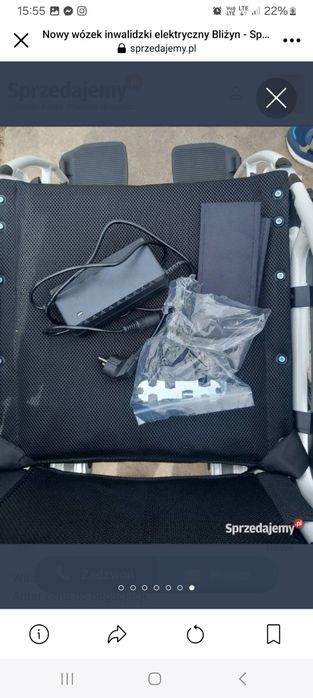 Wozek inwalidzki elektryczny nowy antar