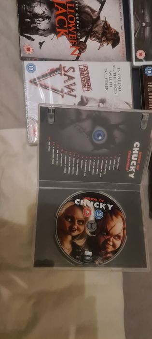 Dvds de terror colecao, praticamente novos em ingles
