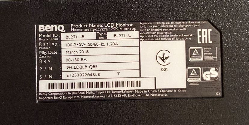 Monitor + podstawka BenQ BL2711U • 27" 4K IPS
