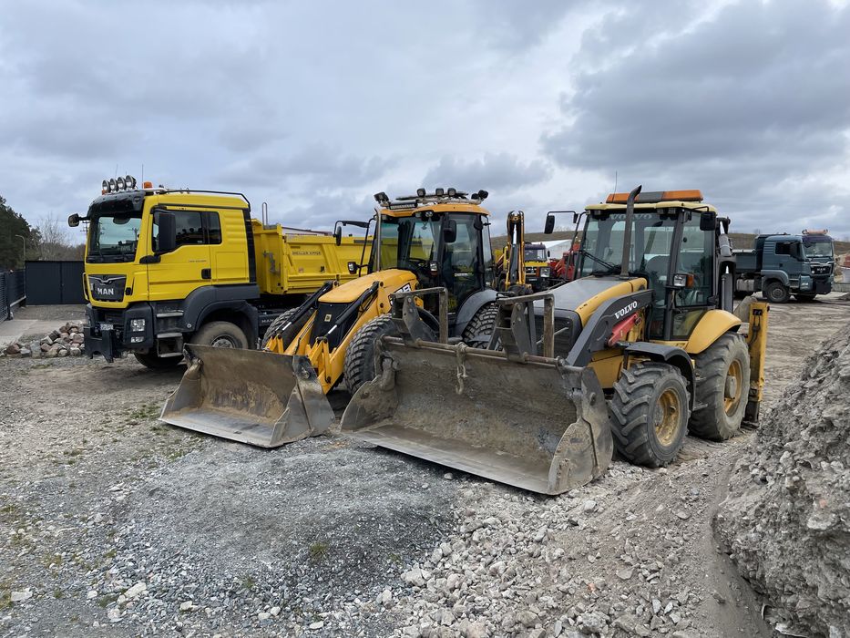 Prace ziemne,usługi koparko-ładowarką volvobl71 Jcb4cx rotolit,koparka