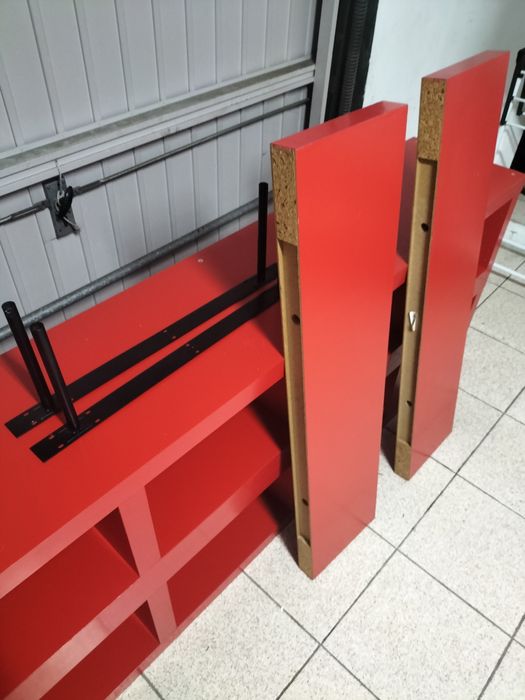 2 estantes + 2 prateleiras