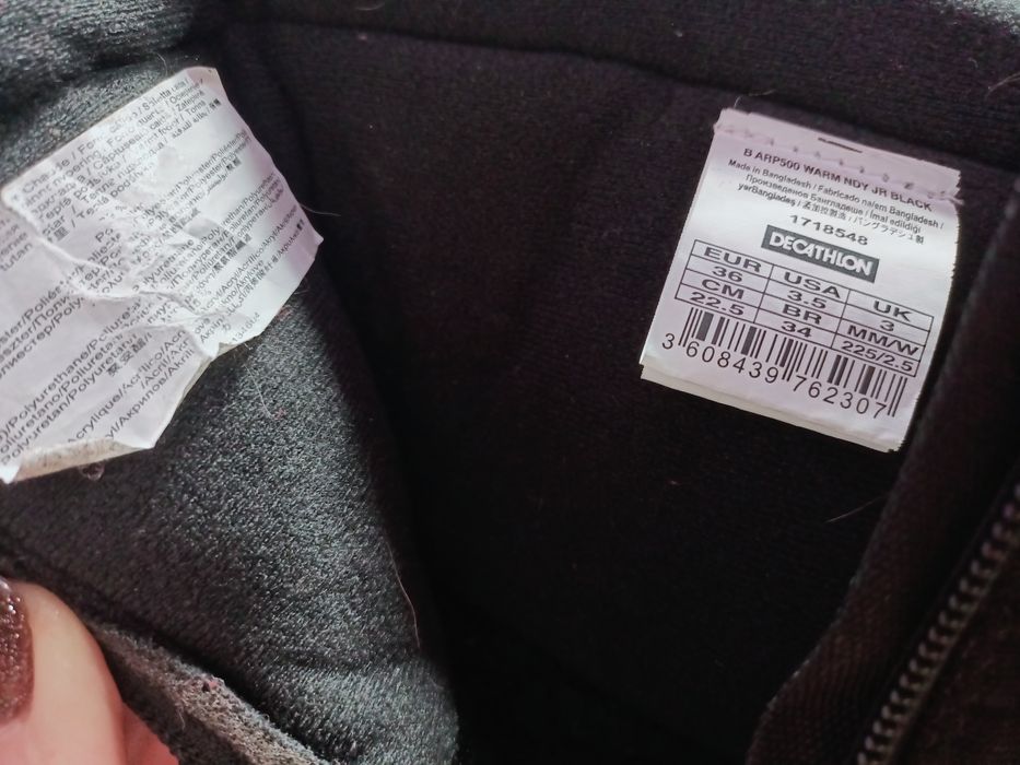 Зимові черевики Quechua Arpenaz 500 warm