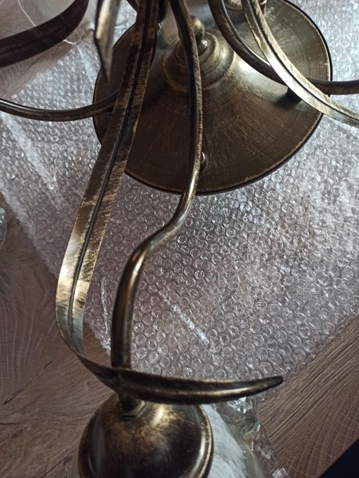 Żyrandol pięcio ramieny+3 kinkiety