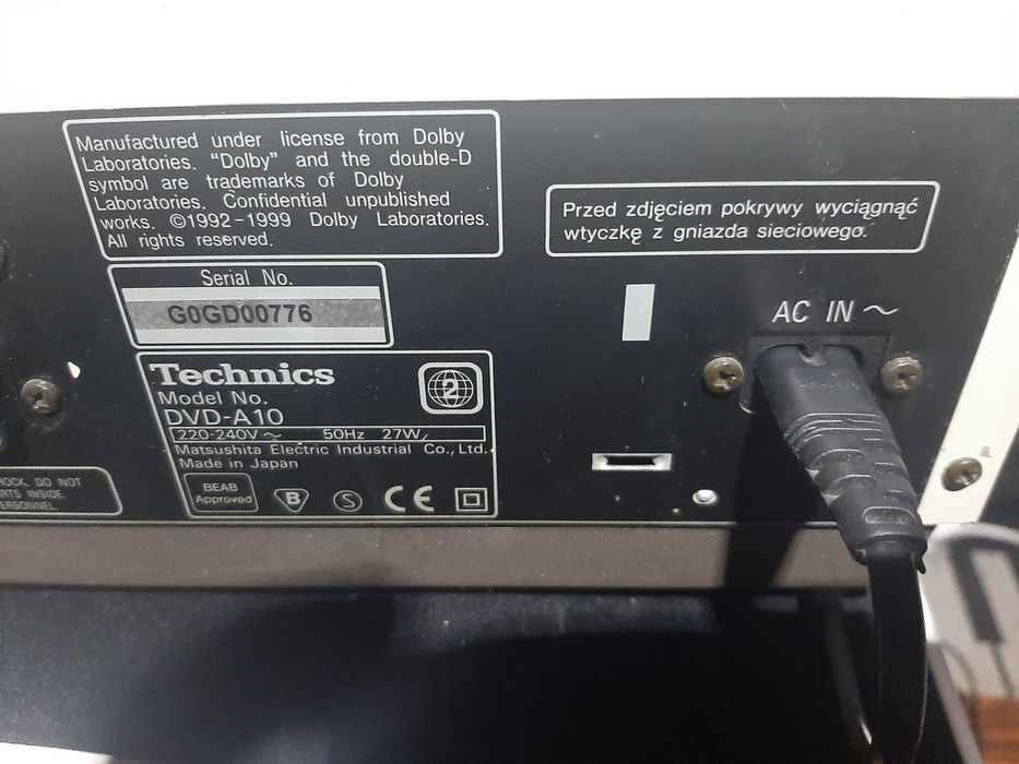 DVD Audio/Video player DVD A-10