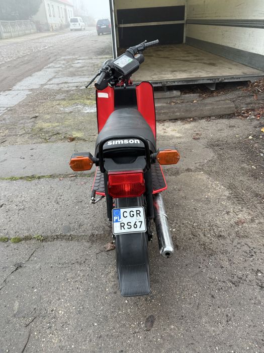 Simson SR 50 biała tablica