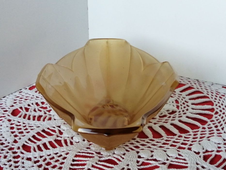 Stara Patera Żardiniera Szkło Kolorowe