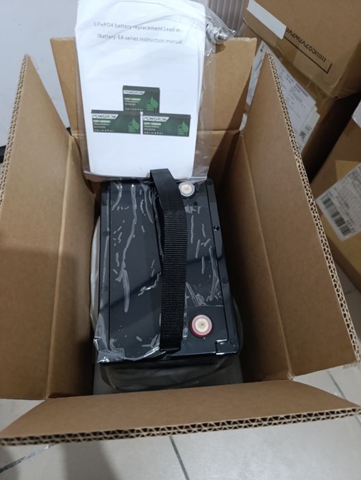 POWGROW LiFePO4 IBattery-PO-12V-100AH 12 V акумулятор