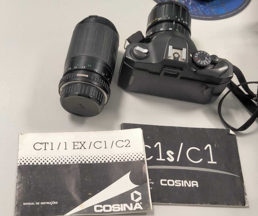 Máquina fotográfica analógica