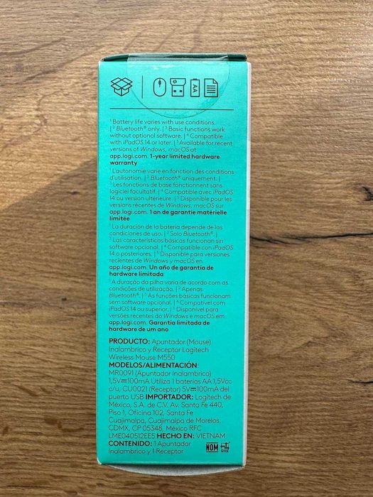 Миша Logitech Signature M550 White/ 550L Blue бездротова тиха Нові