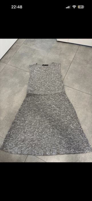 Szara sukienka damska
