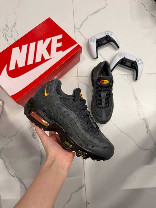 !SALE! Nike Air Max 95 Dark Grey/Orange 40 41 42 43 44 45 найк