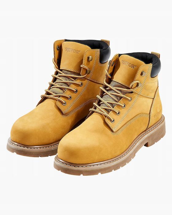 Buty robocze VEVOR ze stalowym noskiem us 9.5 wodoodporne