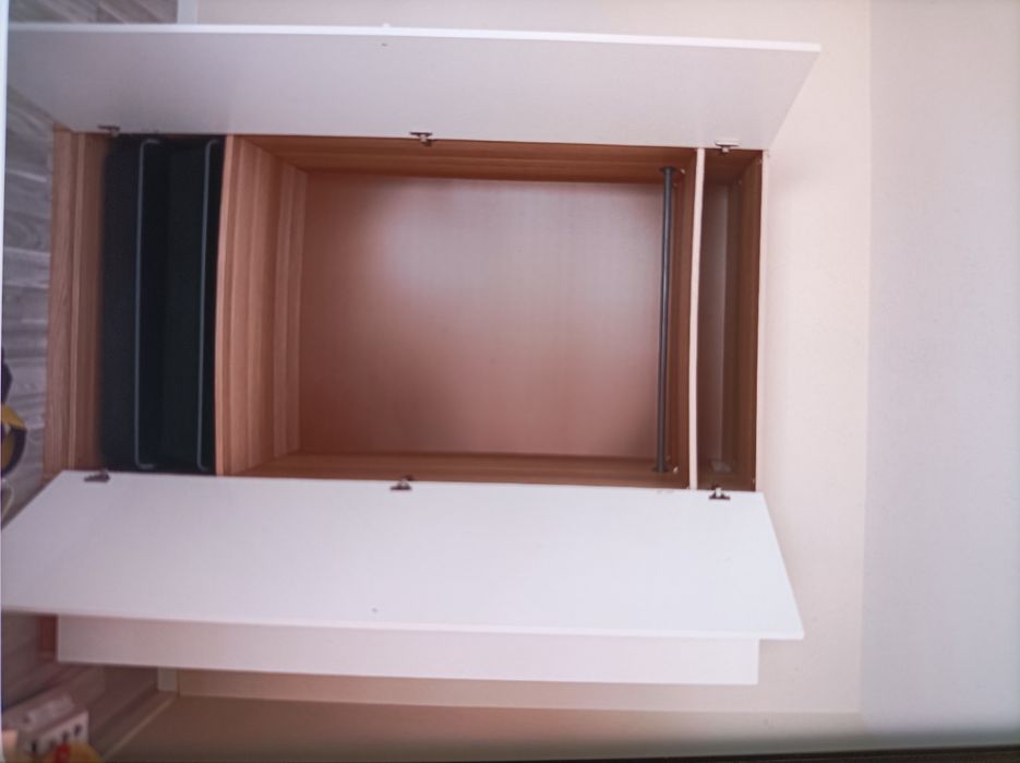 Roupeiros Ikea Branco com Carvalho