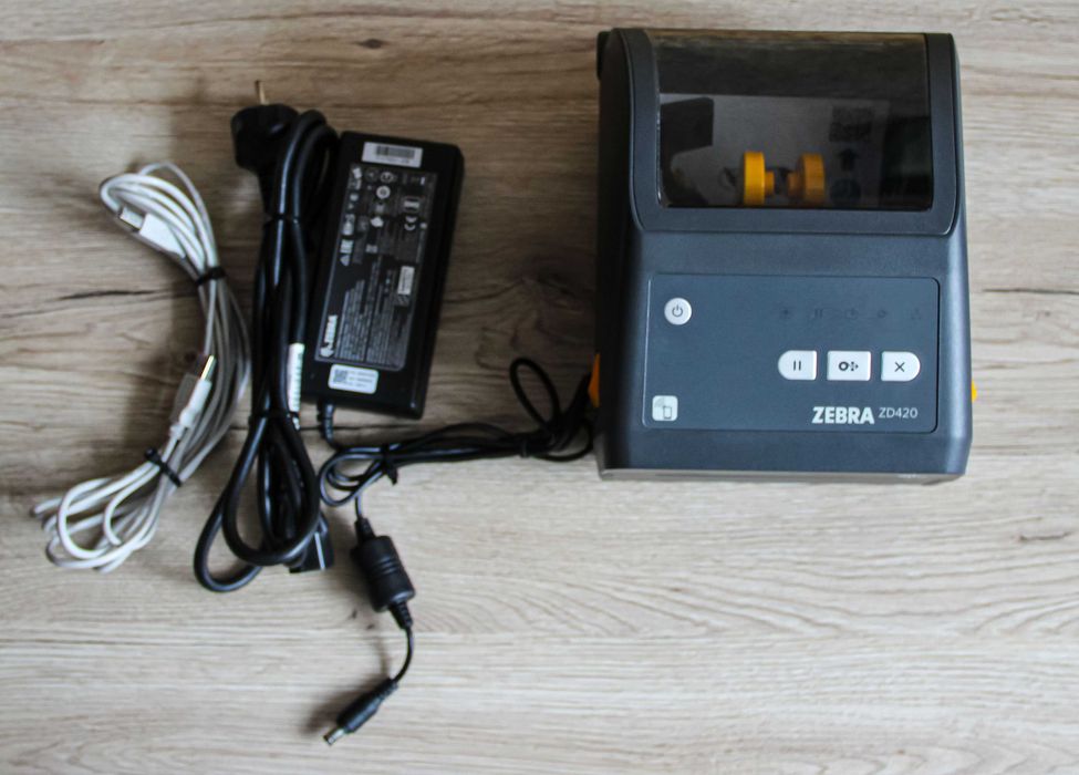 Drukarka etykiet kurierskich plomb gwarancyjnych Zebra ZD420