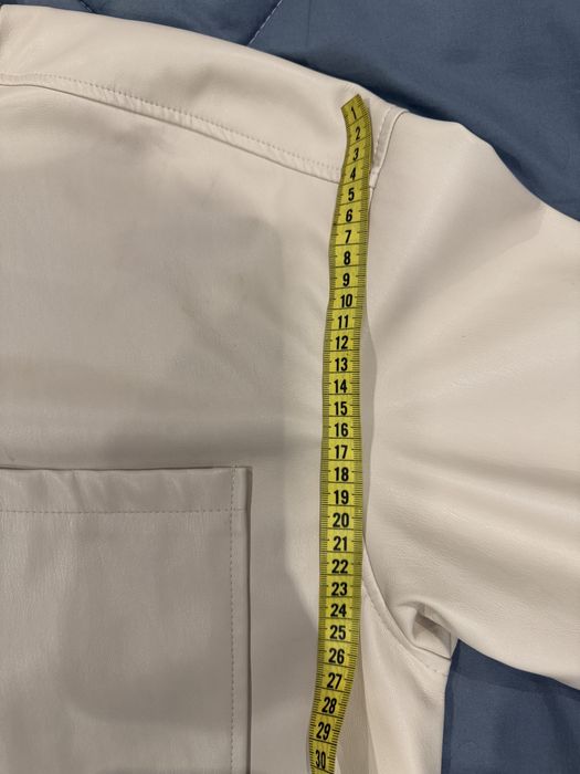 Бежевая куртка из экокожи PRiMARK 52-52р