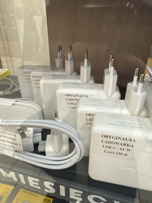 Orygina ladowarka type-C MakBook iPad AppleWatch 61w 67w 87w 96w 140w