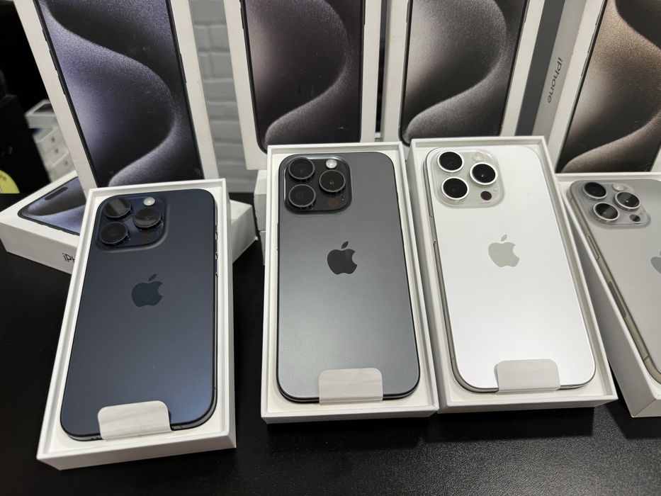 Used iPhone 15 / 15pro / 15 pro max 128/256/512gb 1T + Гарантія